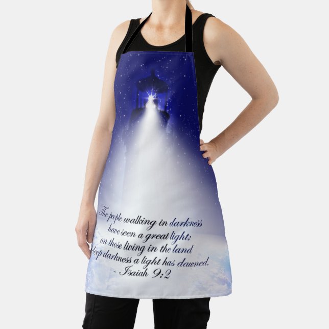 Isaiah 9:2 Christmas Photo Apron (Insitu)