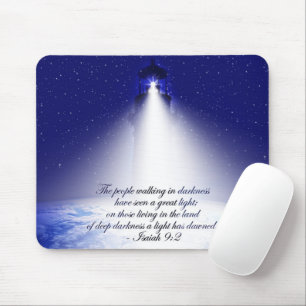 Isaiah 9:2 Christmas Photo Mouse Pad