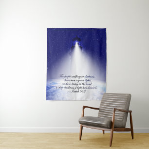Isaiah 9:2 Christmas Photo  Tapestry