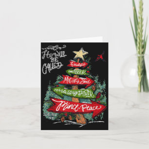 Isaiah 9_6 And He Will Be Called Jesus Christmas C Card