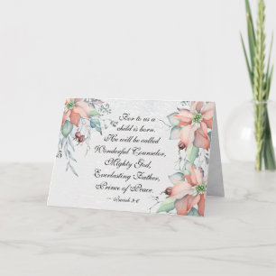 Isaiah 9:6 He will be called Wonderful...Christmas Card