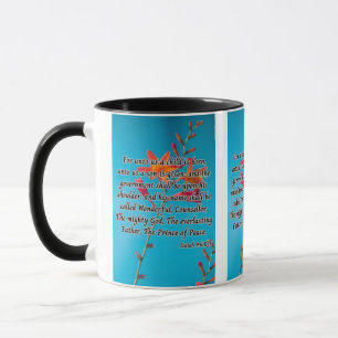 Isaiah 9:6 KJV Bible Scripture Pic Two-Tone Mug