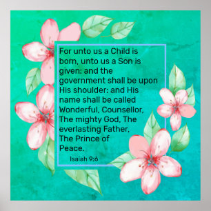Isaiah 9:6   poster