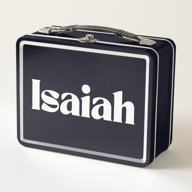Isaiah Metal Lunch Box (Front)