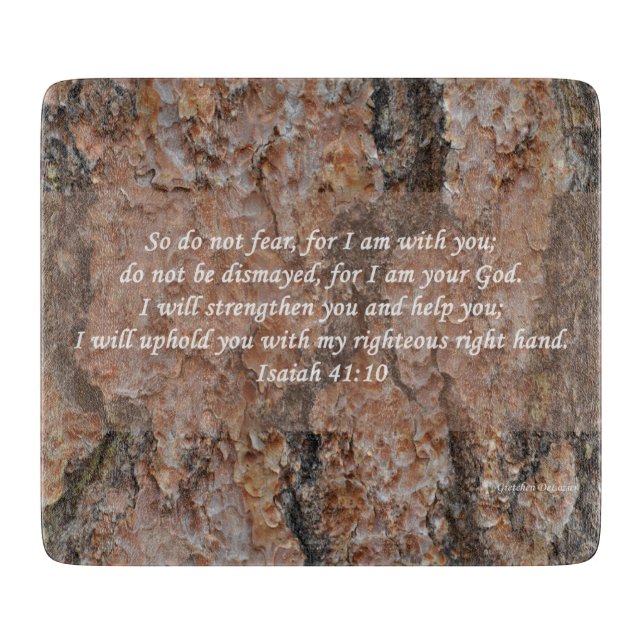 Isaiah Scripture - Cutting Board (Front)