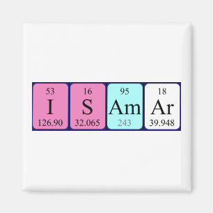 Isamar periodic table name magnet