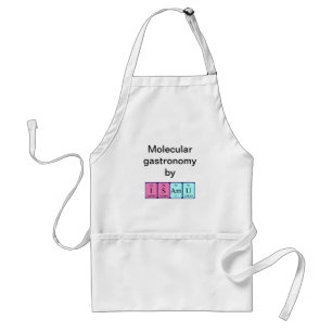 Isamu periodic table name apron