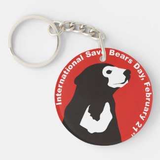 ISBD two sided key chain Sun Bear