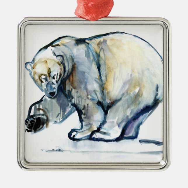 Isbjørn 2013 metal tree decoration (Front)