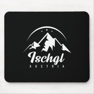 Ischgl Austria Ski Resort Skiing Snowboarding Souv Mouse Pad