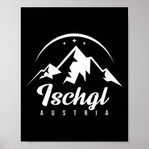 Ischgl Austria Ski Resort Skiing Snowboarding Souv Poster