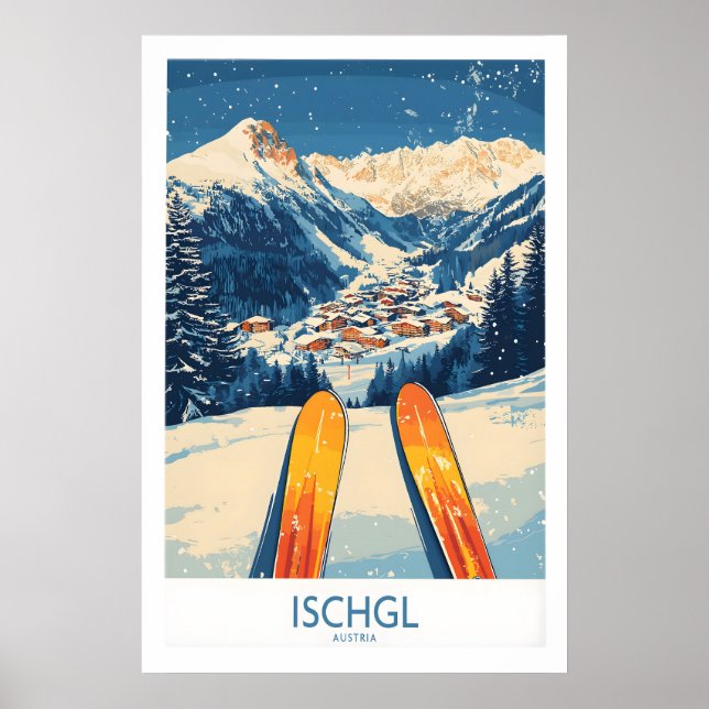 Ischgl Ski Wall Art Poster 1 (Front)