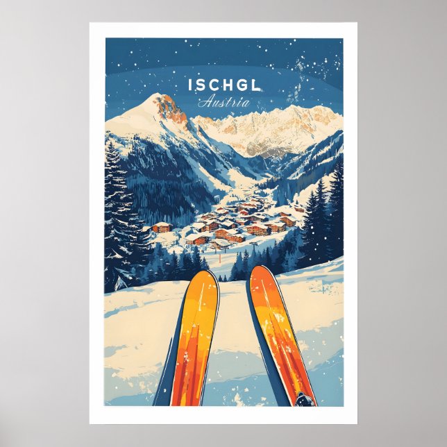 Ischgl Ski Wall Art Print 1 (Front)