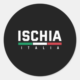 Ischia Italy Italian Italia Classic Round Sticker