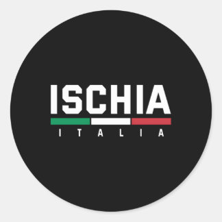 Ischia Italy Italian Italia Classic Round Sticker