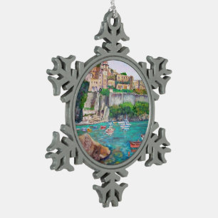 Ischia- Pewter Snowflake Ornament