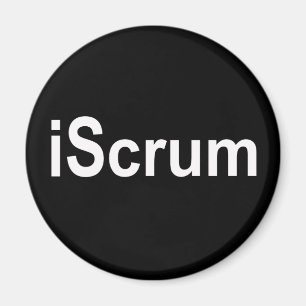 iScrum Rugby Scrum Tshirt Magnet