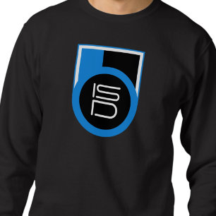 ISD Black Blue White Streetwear Urban Sweatshirt