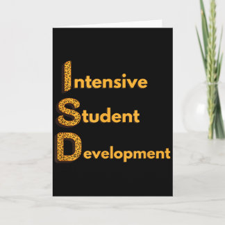 Isd Leopard Print Intermediate School District Sta Card