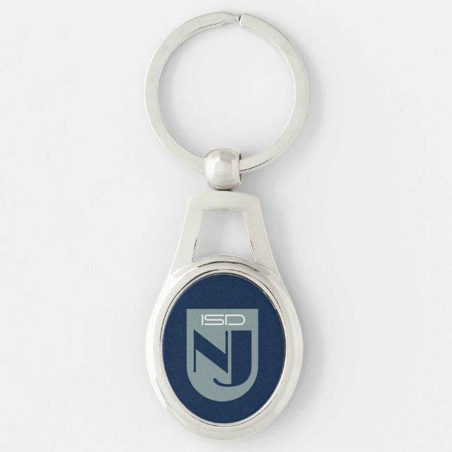 ISD Logo-type Retro  Key Ring (Front)