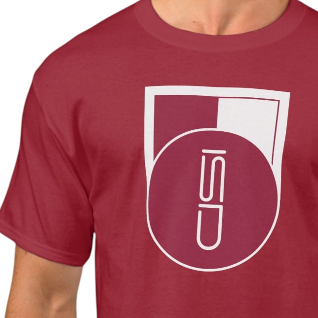 ISD Logotype Red-White Streetwear Graphic T-Shirt (Creator Uploaded)