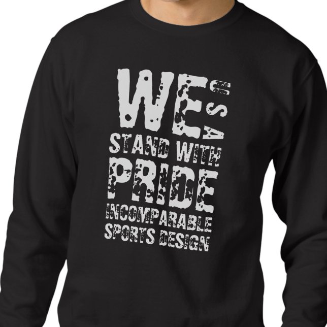 ISD Men's Stand With Pride Crewneck Sweatshirt (Creator Uploaded)