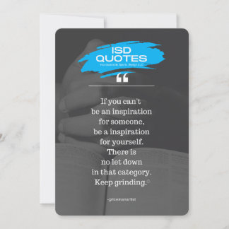 ISD Quotes Inspiration Invitation