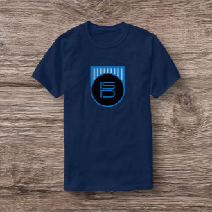 ISD Unisex Navy Blue Circle Symbol T-Shirt