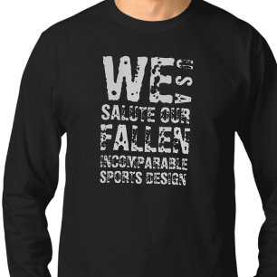 ISD We Salute Our Fallen Long Sleeve T-Shirt