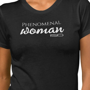 ISD Women's Phenomenal Woman Slim Fit T-Shirt 