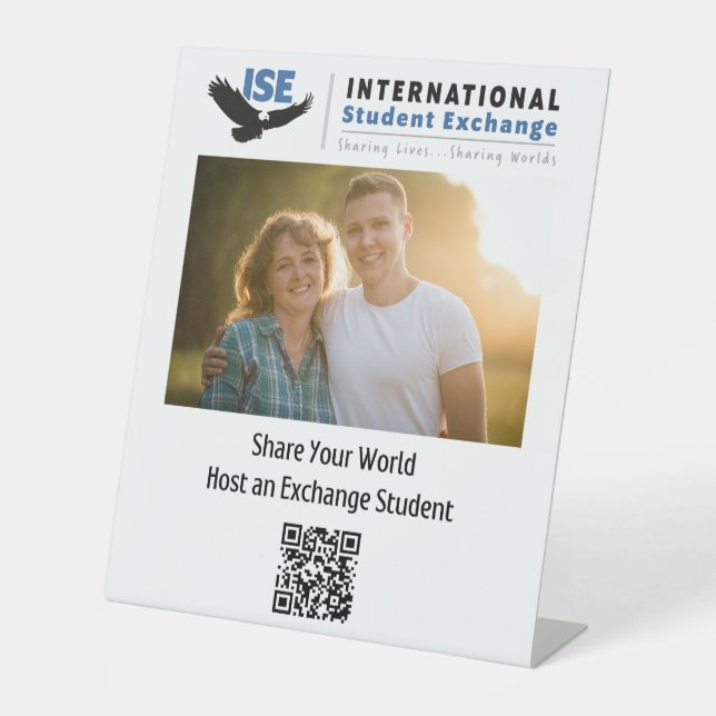 ISE Pedestal Sign, 10” x 12” Sign (Front)