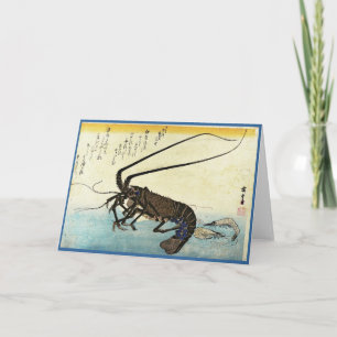 Iseebi & Ebi - Crawfish (Spiny Lobster) and Shrimp Card
