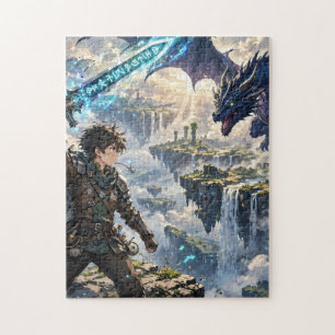 Isekai Hero vs Sky Dragon Jigsaw Puzzle