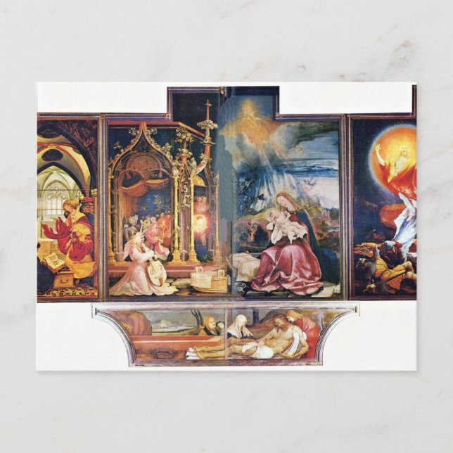 Isenheim Former Altar Altar In The Antonine Isenhe Postcard (Front)