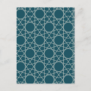 Isfahan Pearl Geometry Postcard
