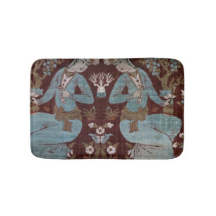 Isfahan style panel, Persian, 17th century (silk) Bath Mat