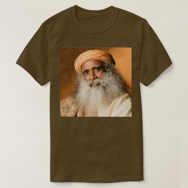 Isha Yoga Founder Sadhguru T-Shirt (Design Front)