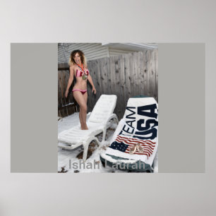 Ishah Laurah During Winter Olympics 2018 Poster