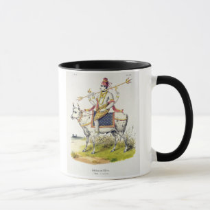 Ishana or Shiva, engraved by C. de Motte (1785-183 Mug