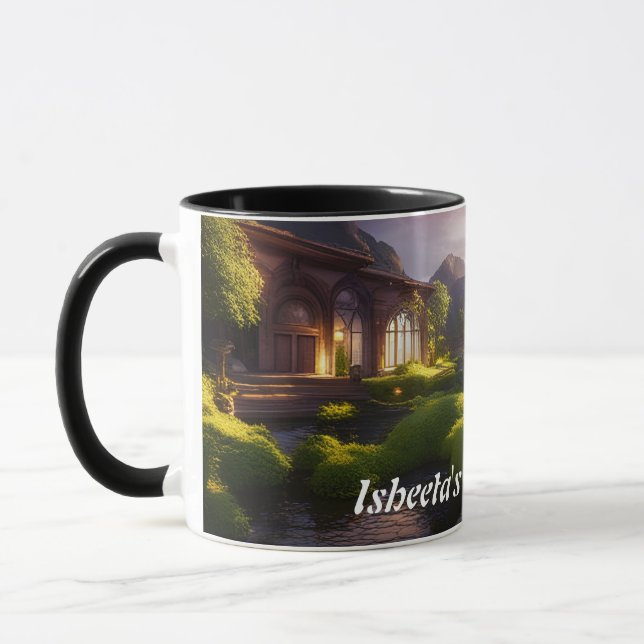 Isheeta's Morning Tea Personalised Customisable Mug (Left)