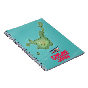 Ishigaki Okinawa, Japan map Notebook