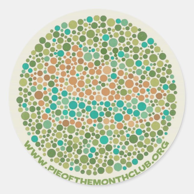 Ishihara Test for Pie stickers (Front)