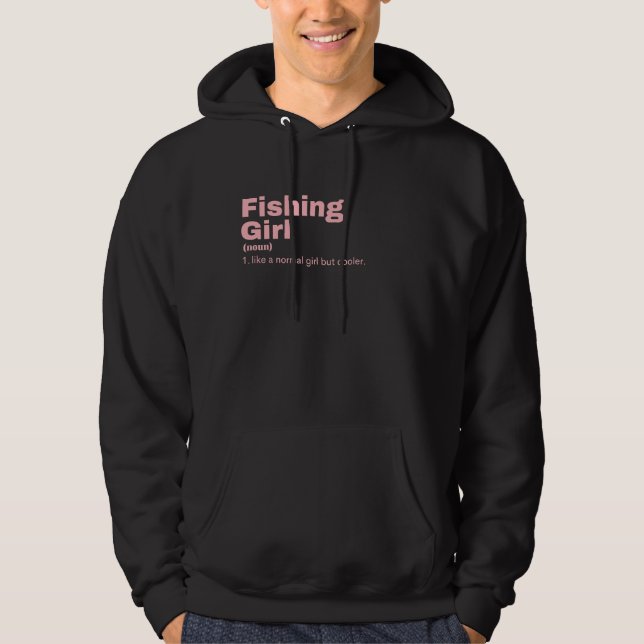ishing Girl - Fishing Hoodie (Front)