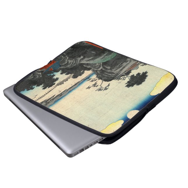Ishiyama Autumn Moon 1857 Laptop Sleeve (Front Bottom)