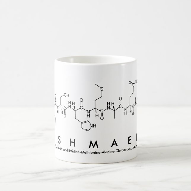 Ishmael peptide name mug (Center)