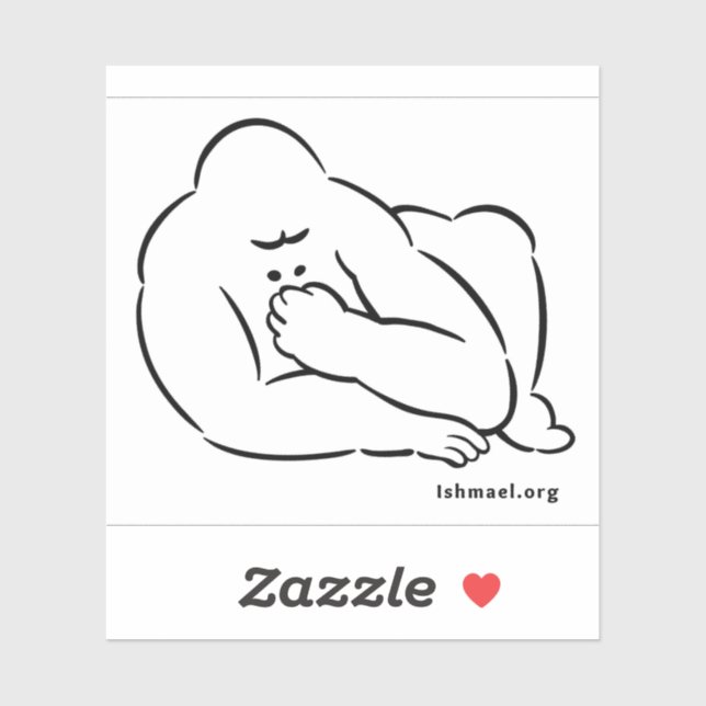 Ishmael Sticker by Daniel Quinn (Sheet)