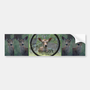 iSHOOT PHOTOGRAPHS (There is no bag limit) Bumper Sticker