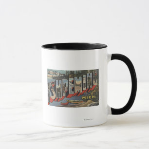 Ishpeming, Michigan - Large Letter Scenes Mug