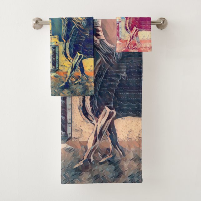 Ishtar Gate & Lamassu Towels (Insitu)