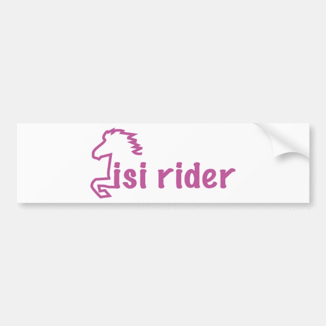 isi rider bumper sticker (Front)